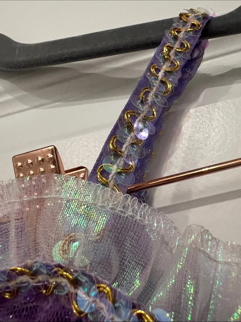 Disney Iridescent Purple and Blue Mermaid Dress